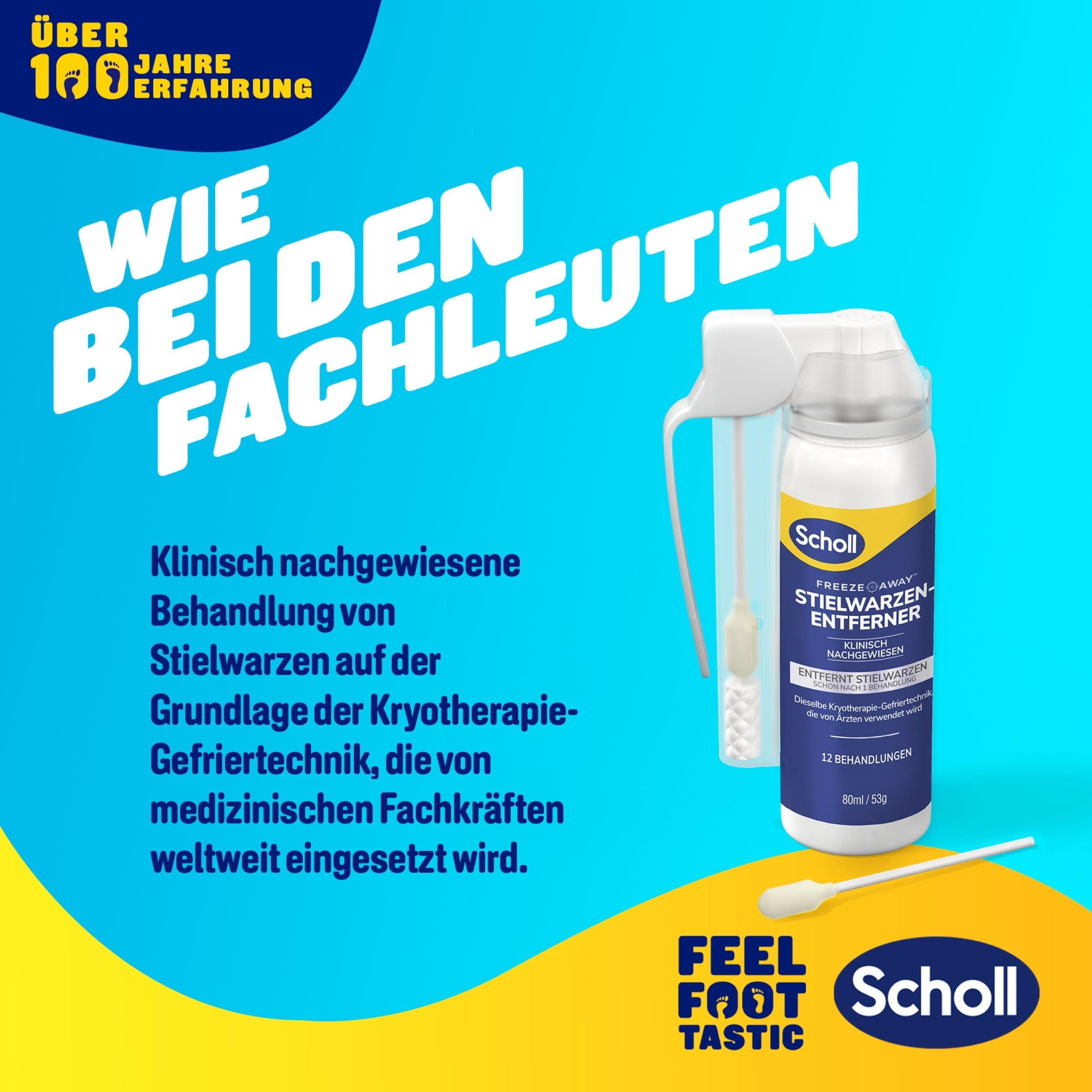 Scholl DE Aid Freeze Away™ Stielwarzen Entferner