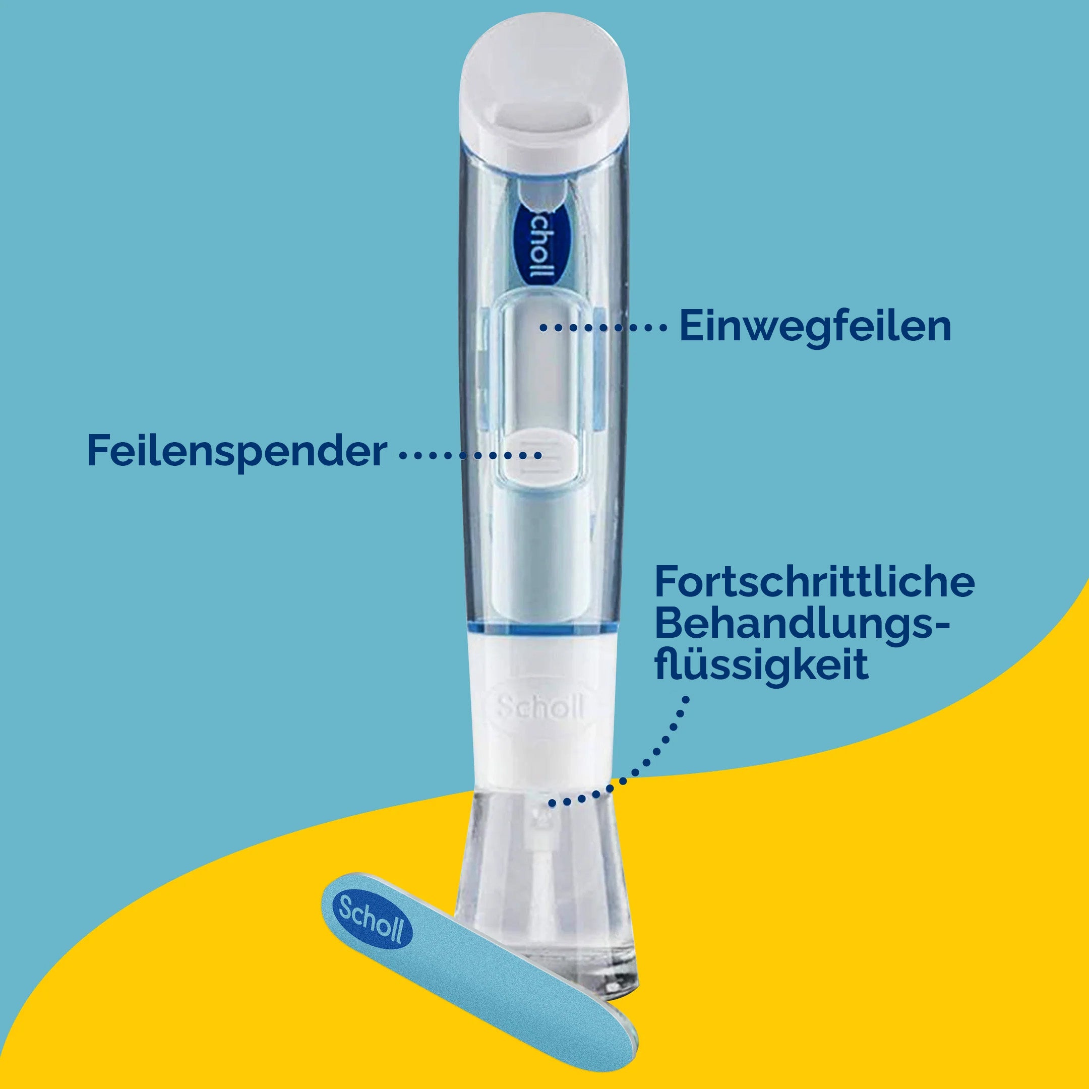 Scholl DE Aid NEU - 2-in-1 Stift bei Nagelpilz