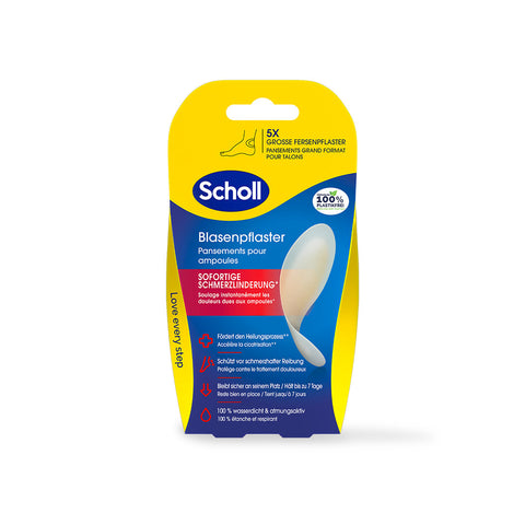 Scholl DE Aid Scholl Transparente Fersen Pflaster