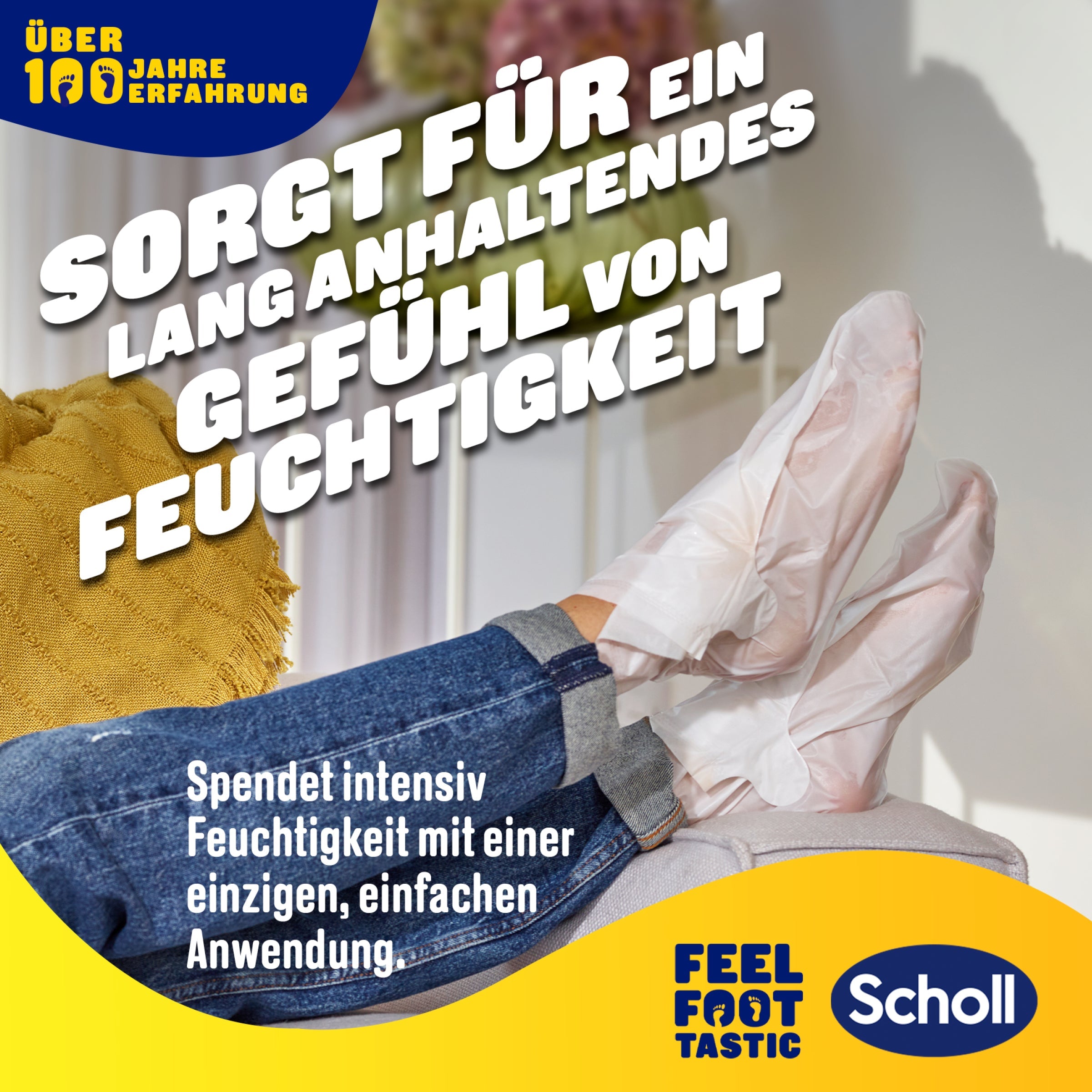 Scholl DE Care ExpertCare Fussmaske mit Manuka-Honig