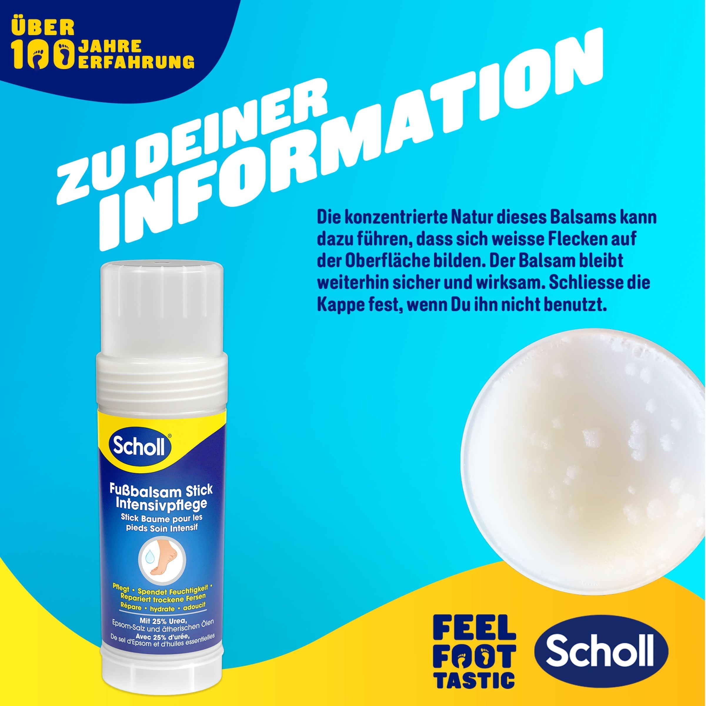 Scholl DE Care Fussbalsam Stick Intensivpflege
