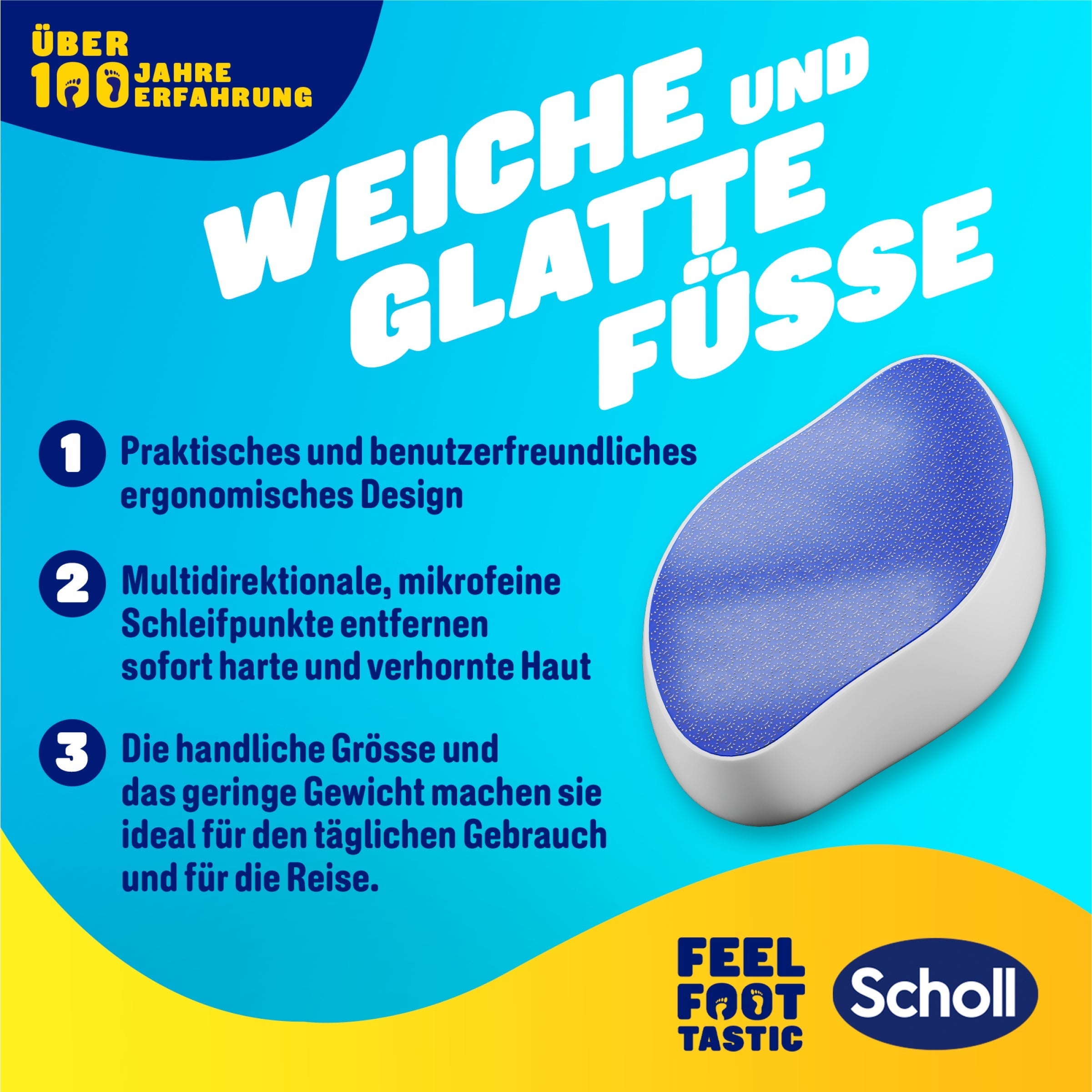 Scholl DE Care Scholl ExpertCare Fussfeile, Harthautentferner für Füsse