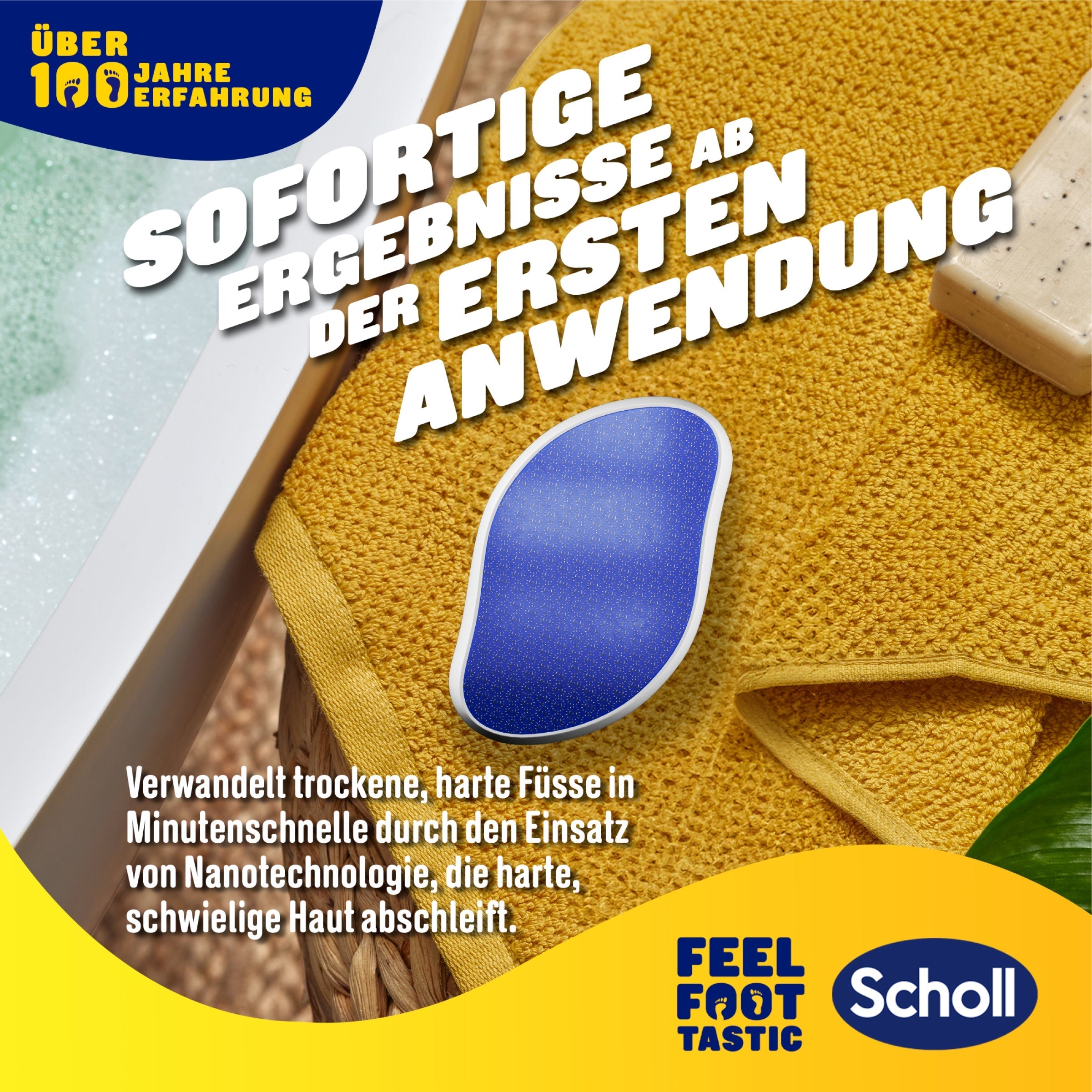 Scholl DE Care Scholl ExpertCare Fussfeile, Harthautentferner für Füsse