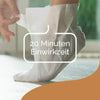 Scholl DE Care Scholl Expertcare intensiv pflegende Fußmaske in Socken mit Honig und Mandel –  1 Paar Einwegsocken
