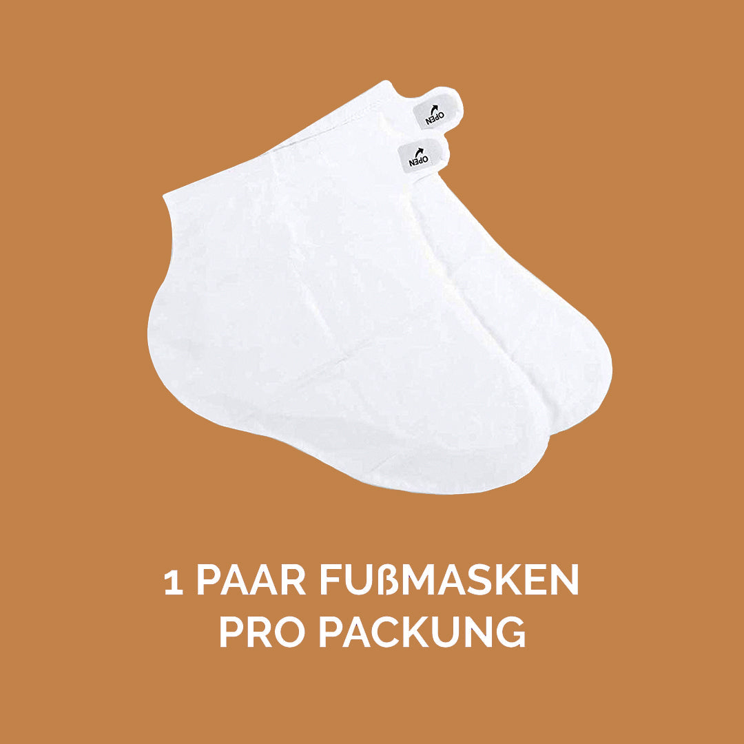 Scholl DE Care Scholl Expertcare intensiv pflegende Fußmaske in Socken mit Honig und Mandel –  1 Paar Einwegsocken