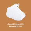 Scholl DE Care Scholl Expertcare intensiv pflegende Fußmaske in Socken mit Honig und Mandel –  1 Paar Einwegsocken