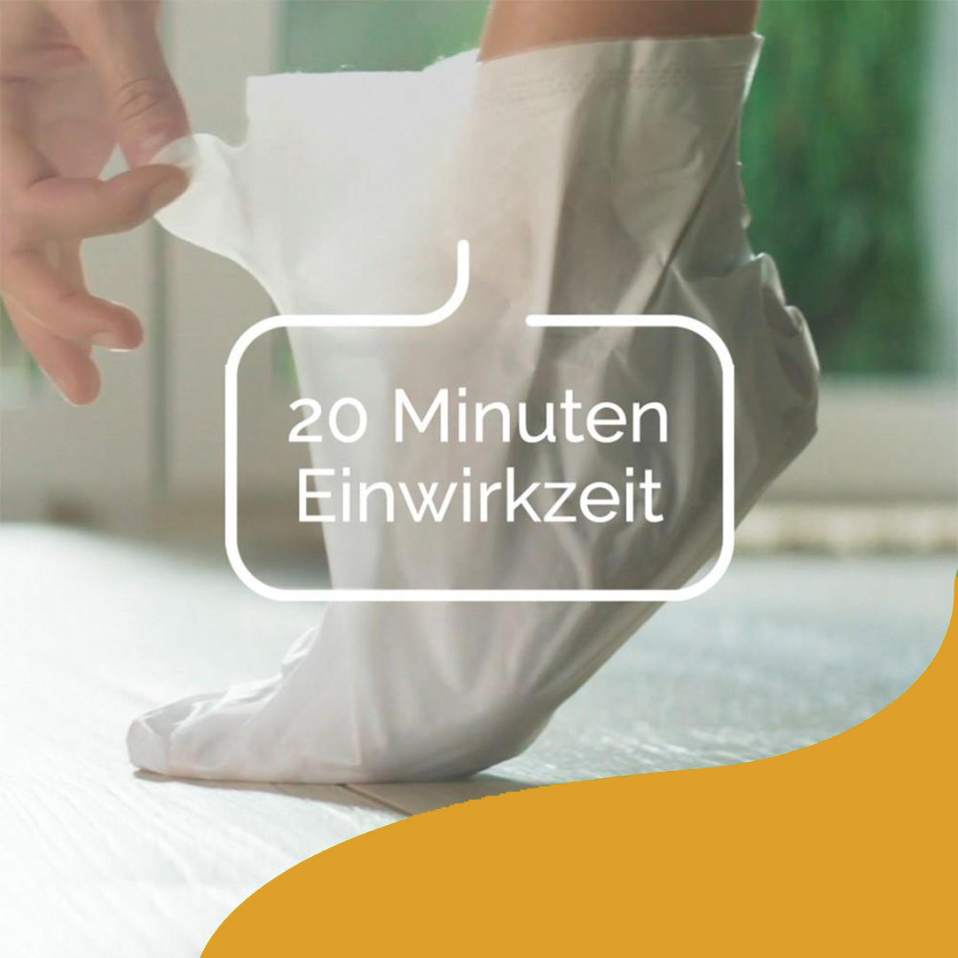 Scholl DE Care Scholl ExpertCare Intensiv pflegende  Fußmaske in Socken –  Nährende Maske  mit 3 wertvollen Ölen