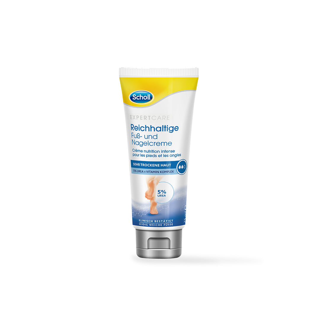 Scholl DE Care Scholl Reichhaltige Fuß- und Nagelcreme 75ml - Für raue Füße