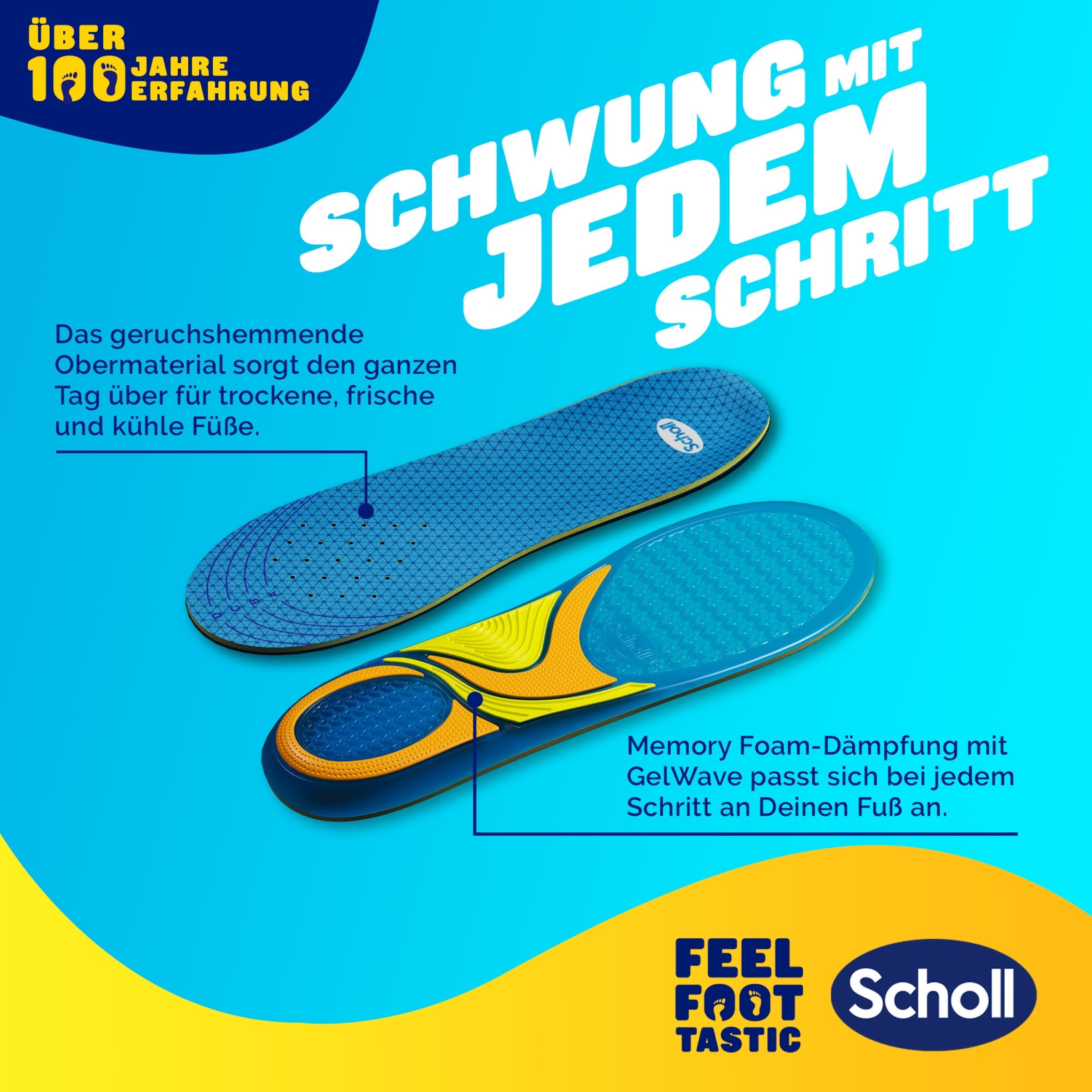 Scholl DE Insoles 35.5 - 40.5 GelActiv™ Everyday Einlegesohlen Frauen