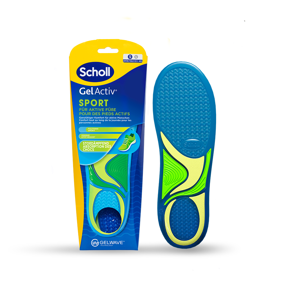 Scholl DE Insoles 35.5 - 40.5 GelActiv™ Sport Einlegesohlen Frauen