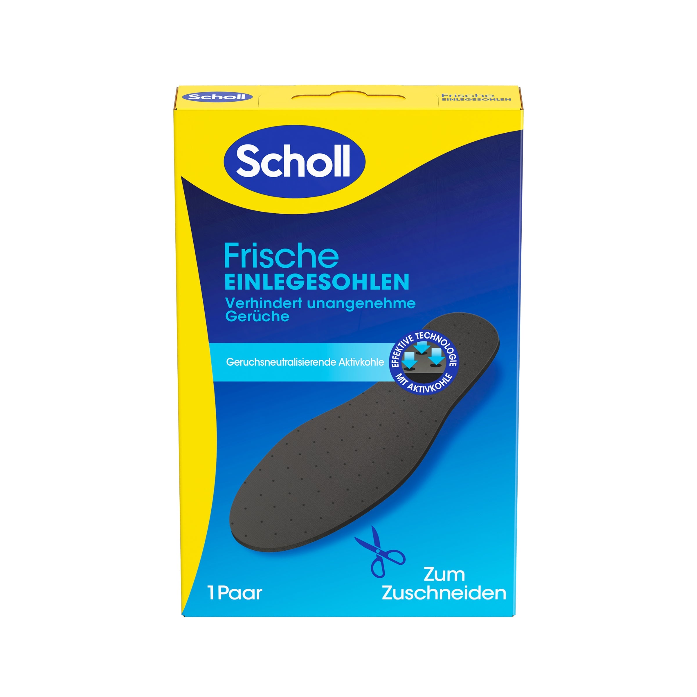 Scholl DE Insoles 35.5 - 40.5 Scholl Frische Einlegesohlen