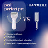Scholl Site DE Care Dr. Scholl’s Pedi Perfect Pro Wasserdichter, Wiederaufladbarer, Elektrischer Fußhornhautentferner mit x2 Rollenköpfen
