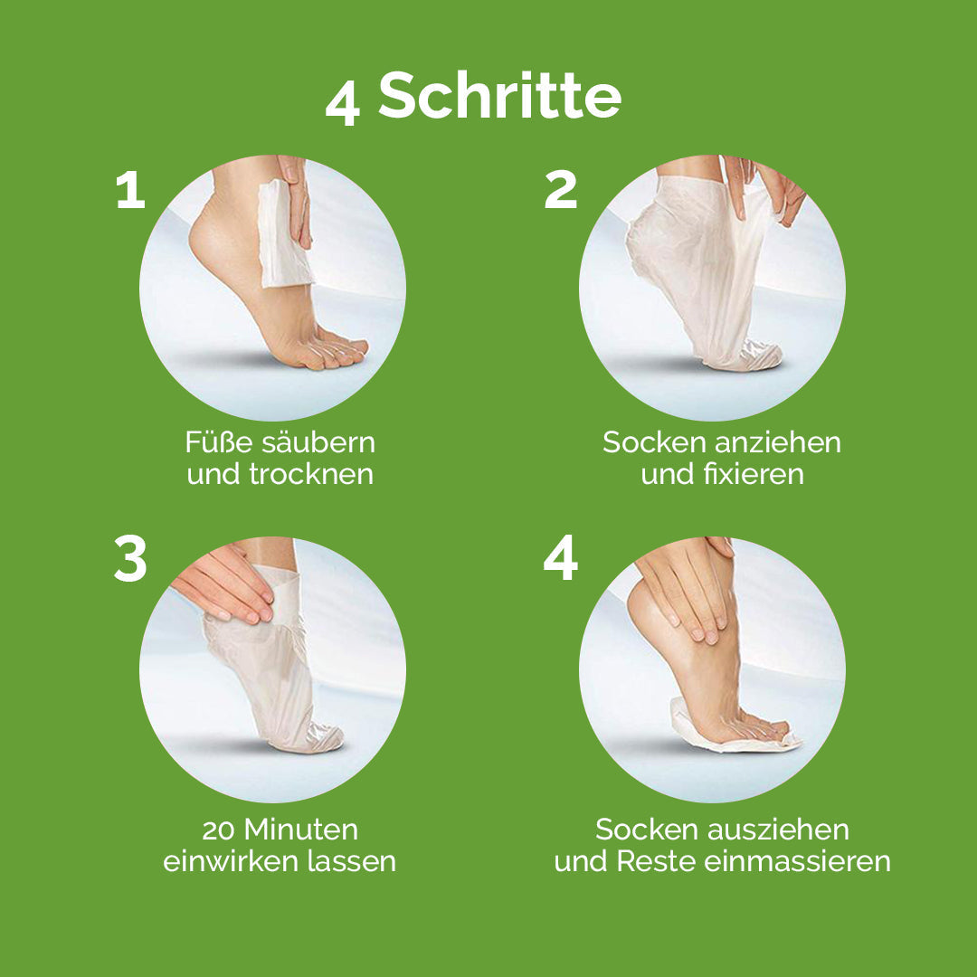 Scholl Site DE Care Scholl ExpertCare intensiv pflegende Fußmaske in Socken – intensiv  feuchtigkeitspendende Maske mit Aloe Vera