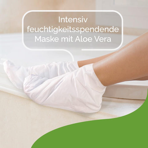 Scholl Site DE Care Scholl ExpertCare intensiv pflegende Fußmaske in Socken – intensiv  feuchtigkeitspendende Maske mit Aloe Vera
