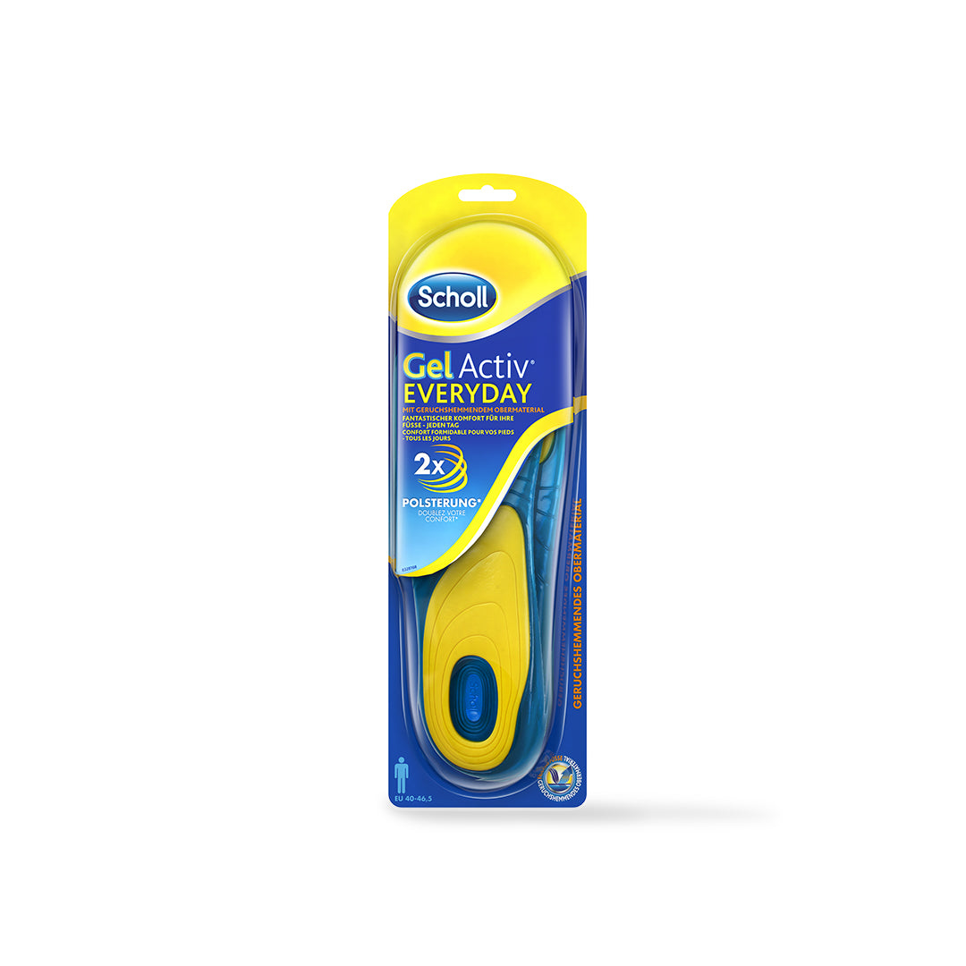 Scholl Site DE Insoles 40 - 46.5 Scholl GelActiv Einlegesohlen Everyday Men