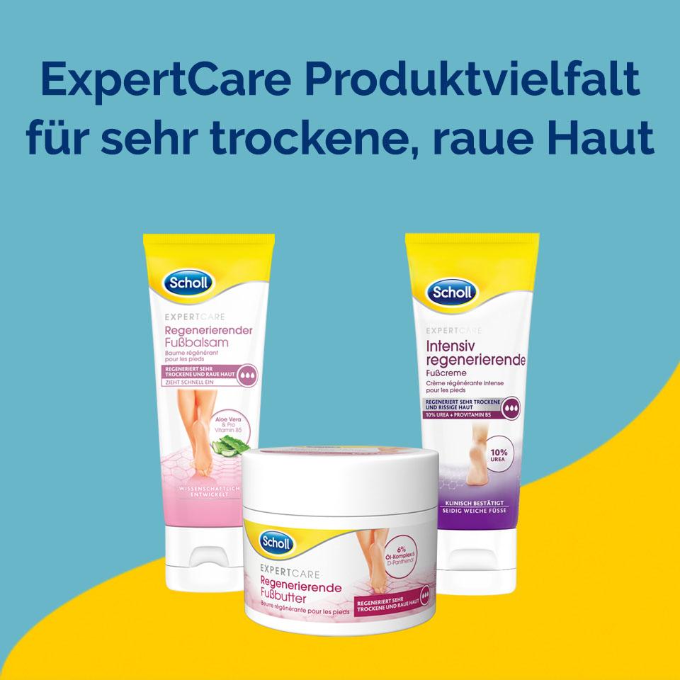 Scholl DE Care Scholl Regenerierender Fußbalsam 75ml - Für sehr trockene und raue Haut