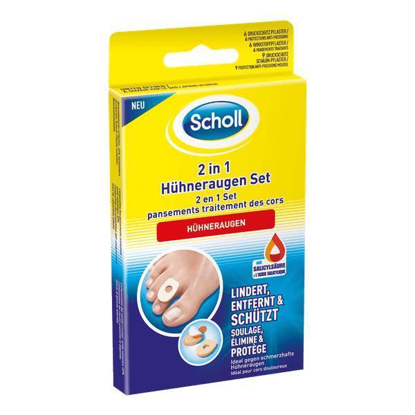 Scholl Site DE Aid Scholl 2 in 1 Hühneraugen Set