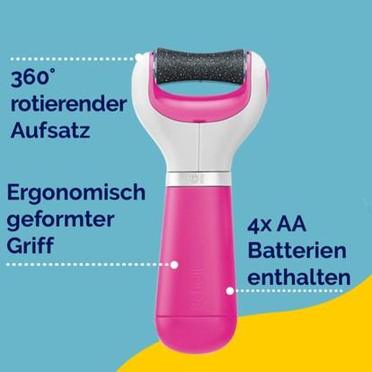 Scholl Site DE Care Scholl ExpertCare Elektrischer Hornhautentferner Für seidig weiche Füße und Fersen