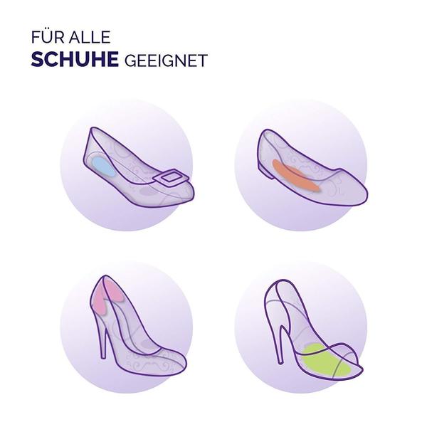 Scholl Site DE Insoles Scholl Party Feet Fersenschutz mit GelActiv Technologie